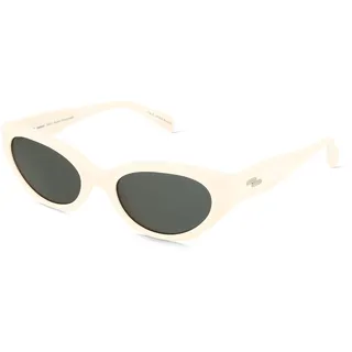 Fielmann LN 072 SUN FA SALLY Damen-Sonnenbrille Vollrand Cat Eye Acetat Extrudiert-Gestell, weiß