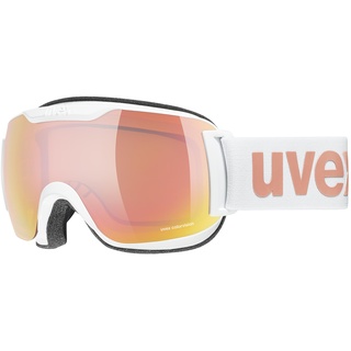 Uvex DOWNHILL 2000 S CV  Unisex-Skibrille Vollrand Monoscheibe Kunststoff-Gestell, schwarz