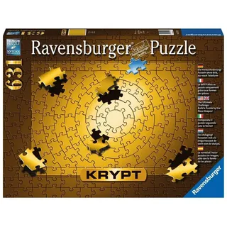 Ravensburger Puzzle 15152 - Krypt Puzzle Gold - Schweres Puzzle für Erwachsene und Kinder ab 14 Jahren, mit 631 Teilen