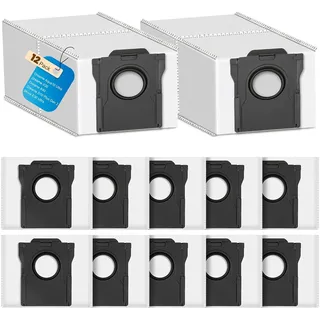 nixoot 12 Stück Staubbeutel für L10s Ultra Gen 2/Gen 3/X30/X40/X50 Ultra/L10s Pro/L40/L50/Aqua10/Matrix 10 Ultra/Mova E30 Ultra/P50/P10/E40