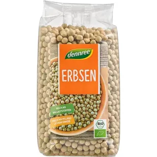 dennree Erbsen ganz, getrocknet bio 500g