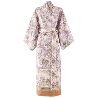 BASSETTI BOBOLI Kimono aus 100% Baumwollsatin in der Farbe Glace G1, Größe: L-XL - 9329991