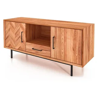 byoak Kommode, Kernbuche, Holz, Echtholz,Buche, 144x65x45 cm, Wohnzimmer, Kommoden & Sideboards, Kommoden