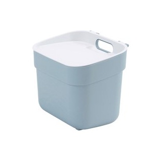 Curver Abfalleimer blau B/H/L: ca. 18,6x20,3x25 cm