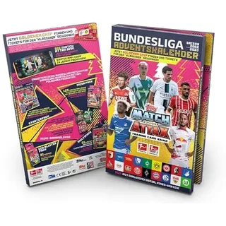 Topps Bundesliga Match Attax Fußball-Sammelkarten 2022/23 - Adventskalender
