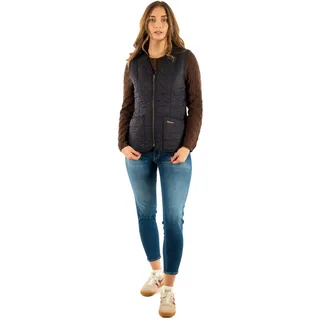 Barbour Betty Liner LLI0003NY91 Damenweste Fleece Farbe Blau - 12