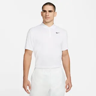 Nike NIKECourt Dri-FIT Tennis Poloshirt Herren white/black XL