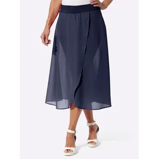 Sieh an! A-Linien-Rock mit Hose Blau 50
