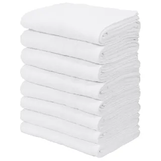 OTTO home Inga Handtuchset 50 x 100 cm weiß 8 St.