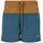 Badeshorts Block Swim Shorts Teal/Toffee 4XL