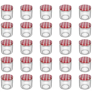 Intirilife Einmachglas 150 ml 25 St.