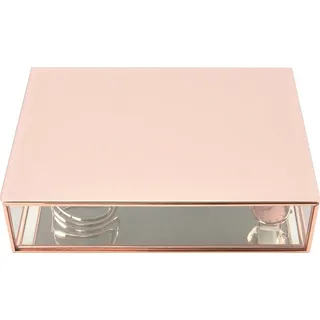 Stackers Schmuckkästchen groß rosa aus Glas