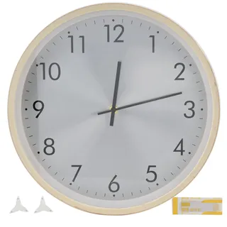 Leise Wanduhr Im Skandinavischen Vintage-stil – Dekoration Für Wohnzimmer, Schlafzimmer Und Büro