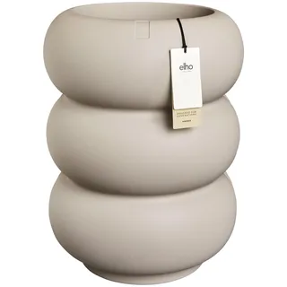 elho Amber Roll High 43cm Blumentopf - Balanced Beige
