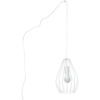 Licht-Erlebnisse Brick 0-flg. 0 cm Weiß/Holz/Metall