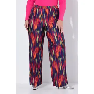MIAMODA Schlupfhose Plissee-Hose Blau 48
