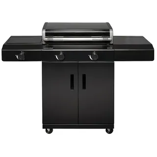 Outdoorchef Plancha-Grill Heat C265  (Grillfläche  (B x T): 62 x 37 cm, 7,2 kW, Anzahl Brenner: 2 Stk., Schwarz)