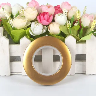 [duschvorhangring] Geräuschloser Und Reibungsarmer Abs-duschvorhangring ‚Äì 4 Cm Innendurchmesser, Mattgold ‚Äì 1 Stück