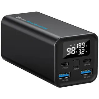 Xlayer Power Bar 20.000-mAh 65 Watt PD Black