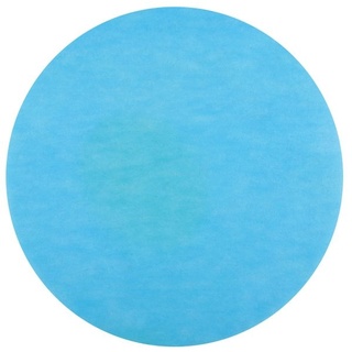 50 runde Tischsets türkis blau Vlies Ø 34 cm Einweg Platzsets