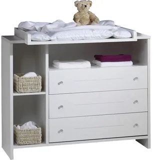 Schardt Wickelkommode Eco Stripe mit Wickelaufsatz, Wickelhöhe 93cm
