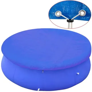 vidaXL Poolabdeckung blau 3,85 m