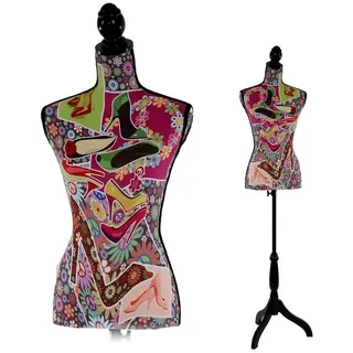 MCW Schneiderpuppe T223, Schaufensterpuppe Torso weiblich, Fiberglas High Heels