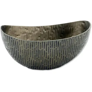 DARO DEKO Metall Schale Schiff 25 x 11,5cm Gold Blumenschale Pflanzschale Planztopf