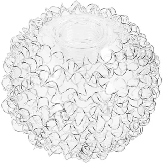 Garneck Glaskugel-Lampenschirm Mit Draht Umwickelt Ästhetischer Lampenschirm G9-Glühbirne Käfigschutz Ersatz- Aus Blasenglas Für Wandleuchten Deckenleuchte 120 Mm