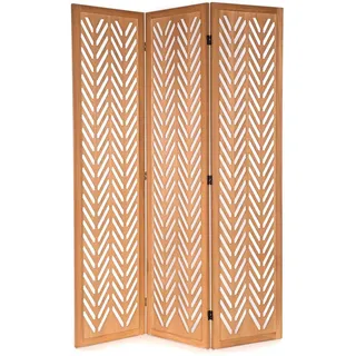 creedwood Raumteiler, Natur, Holz, 120x170x2 cm,