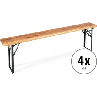 Stagecaptain Bierzeltbank 170 x 23 x 48 cm Natur