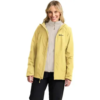 Jack Wolfskin Moonrise 3in1 Jacket Damen lemon ice XL