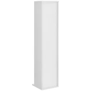 [en.casa] CD Regal 90 x 20 x 20 cm Weiß