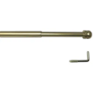 Messingstange, ausziehbare Gardinenstange, messing-matt, 100-190 cm
