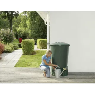 GARANTIA Regentonne rund 510 l grün