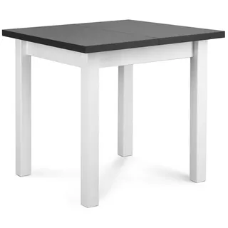 Konsimo Saluto 80-110 x 76 x 80 cm grau/weiß