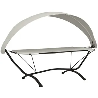 vidaXL Sonnenliege 274 x 115 x 171 cm Creme