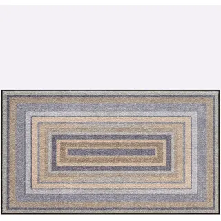 Fußmatte HEINE HOME Gr. 4, grau (grau, taupe), B:50cm H:7mm L:100cm, Kunstfaser, Polyamid, Teppiche, Fußmatte