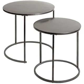 Haku-Möbel HAKU Möbel, Couchtisch - Beistelltisch 2er Set (40 x 43 cm)
