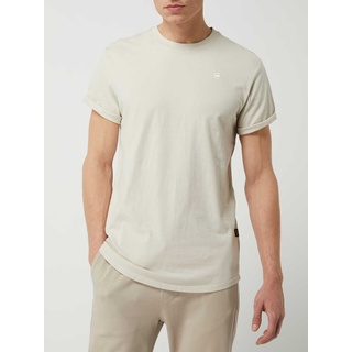 T-Shirt aus Bio-Baumwolle Modell 'Lash', Offwhite Melange, XL