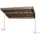 Standmarkise Dubai 375 x 225 cm taupe