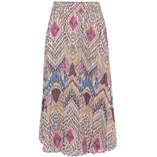 LASCANA Plisseerock Damen Bunt Bedruckt 44