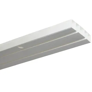 GARDINIA Gardinenschiene Slim Line 2-läufig Ø 0 mm 150 cm Weiß
