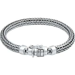 Kuzzoi Silberarmband Kuzzoi Herren-Armband 925er Silber, Modern silberfarben 21