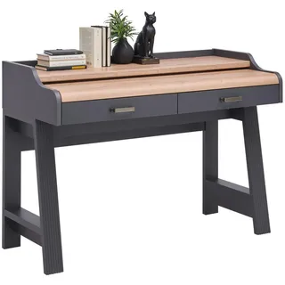 Hom`in Sekretär, Eiche Artisan, Holzwerkstoff, 2 Schublade(n) Schubladen, rechteckig, eckig, 53x84x120 cm, ausziehbar, Arbeitszimmer, Schreibtische, Sekretäre