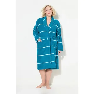 Ulla Popken Bademantel in saphir | Gr.: 50-52