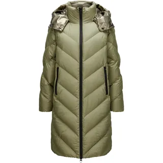 MILESTONE Daunen-Steppmantel MsAlissa Khaki 42 - 42