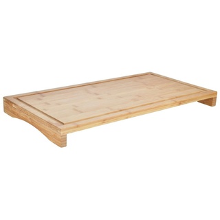 XL Schneidebrett Abdeckplatte Küchenbrett - Holz Brett Bambus Platte