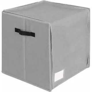 Relaxdays Weihnachtskugel Aufbewahrungsbox 40 x 36,5 x 36,5 cm 1-tlg. grau