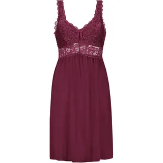 Hunkemöller Slipdress Nora Lace - Windsor Wine - XS - XS
